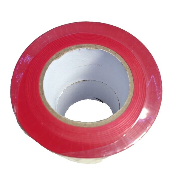2 Roll Set Halloween - Red Danger Do Not Enter Tape 3"x1000 Ft. Roll x 2 rolls - Picture 8 of 10